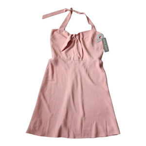 Nine West Halter A-Line Fit & Flare Dress Bow Size 12